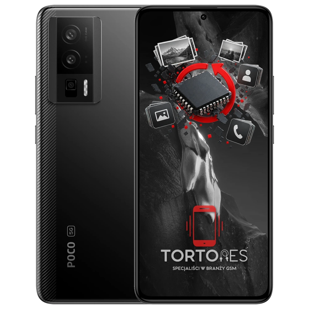 POCO F5 Pro z ilustracją odzyskiwania danych - odzyskiwanie danych