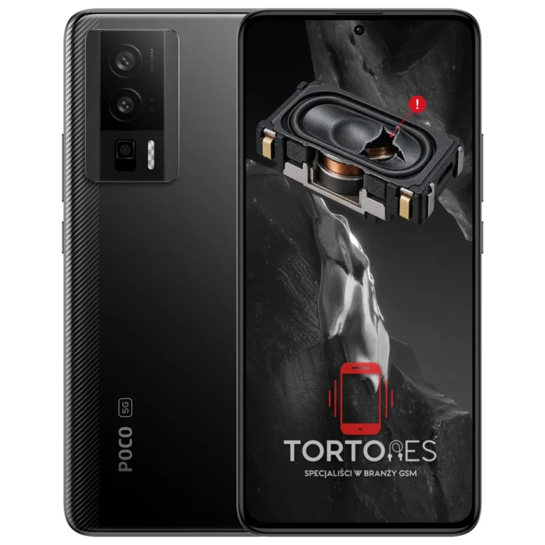 POCO F5 Pro z symbolem głośnika multimedialnego - wymiana głośnika multimedialnego