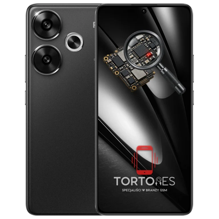 POCO F6 z symbolem diagnostyki - diagnoza telefonu