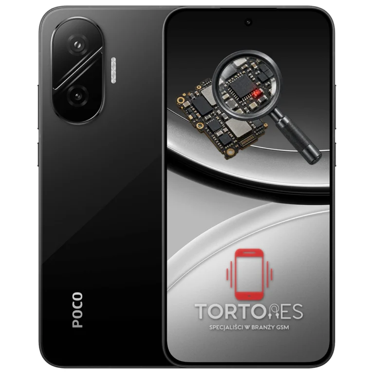 POCO F7 z symbolem diagnostyki - diagnoza telefonu