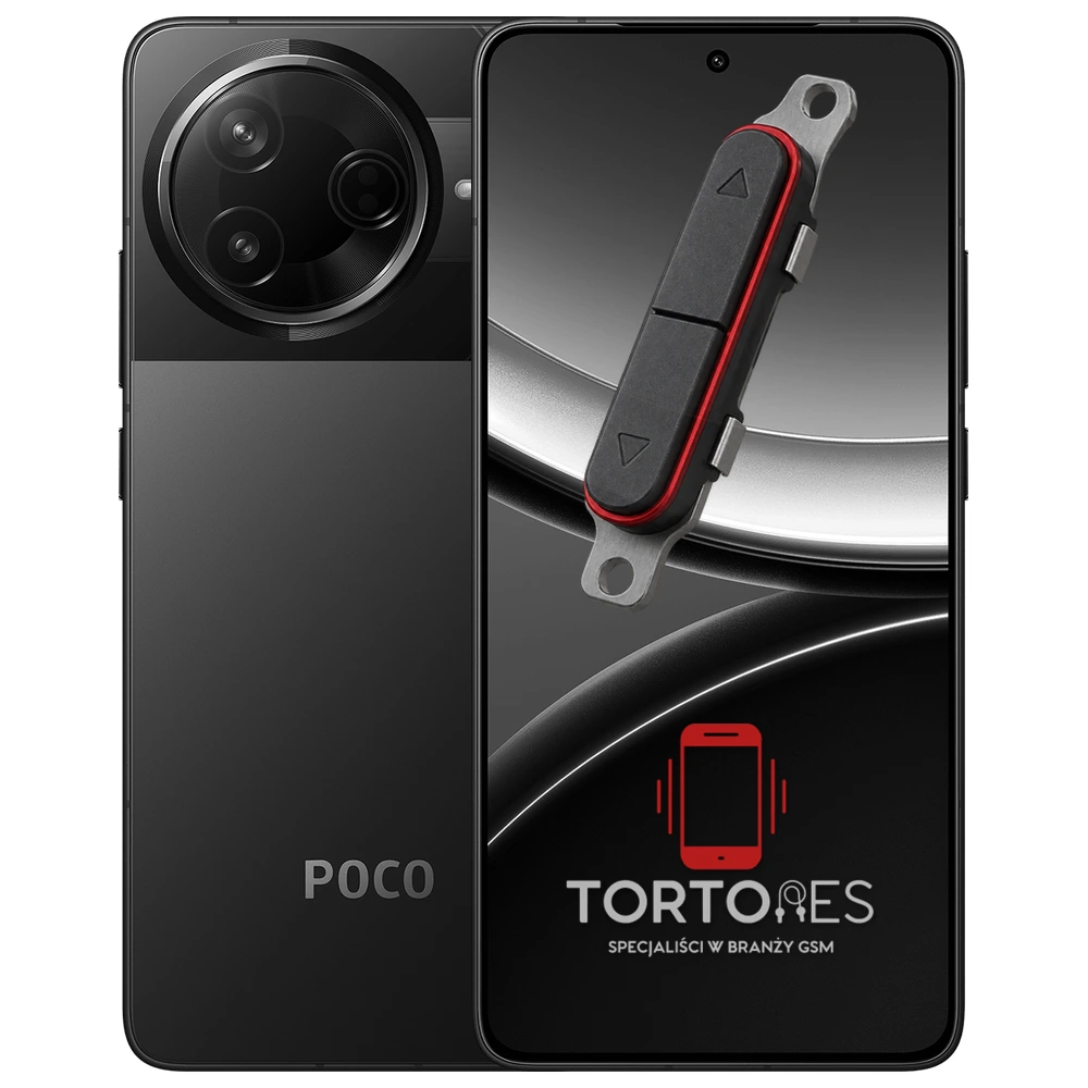 POCO F7 Pro z symbolem przycisków - naprawa przycisków włączania i głośności