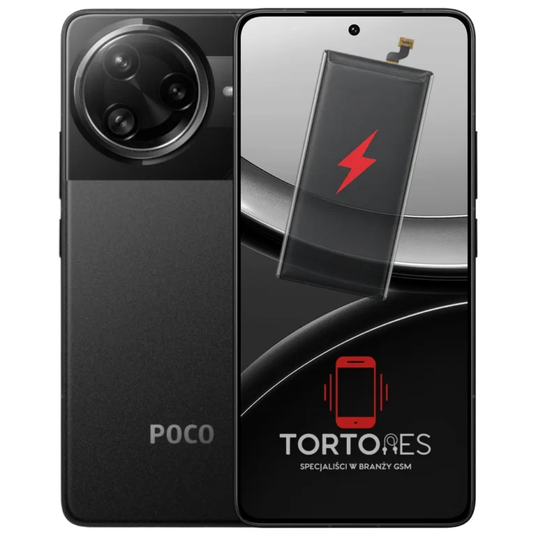 POCO F7 Ultra z ilustracją baterii - wymiana baterii