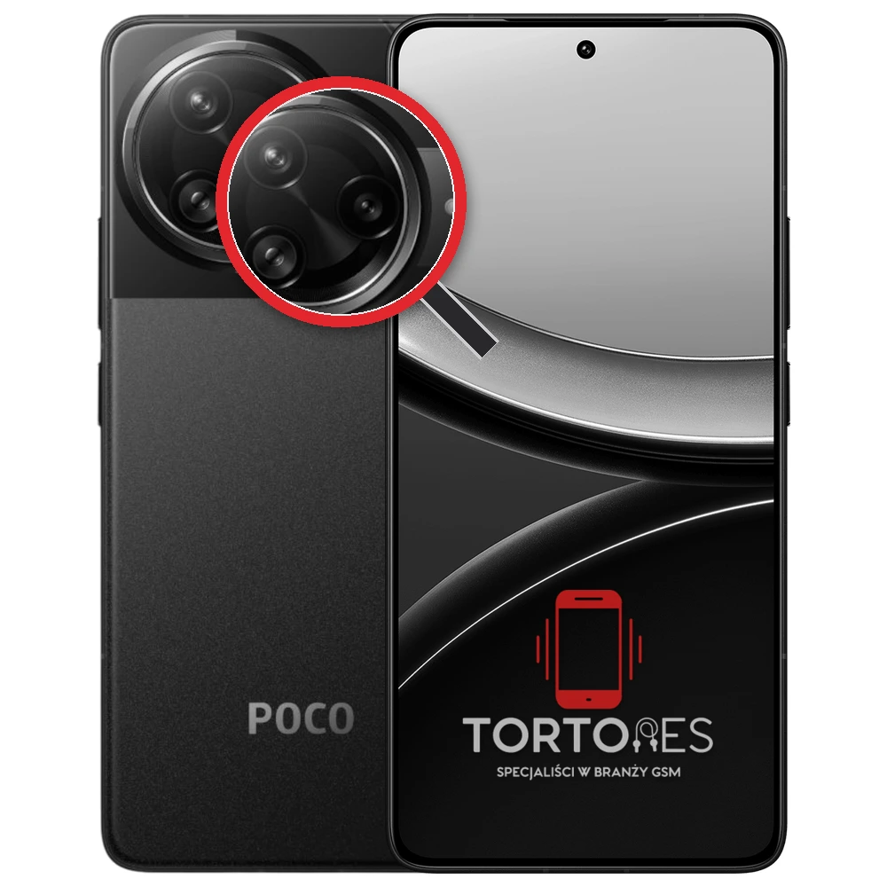 POCO F7 Ultra z lupą na tylnych aparatach - wymiana tylnej kamery