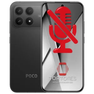 POCO F8 Pro z symbolem mikrofonu - naprawa mikrofonu