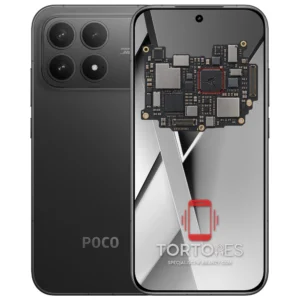 POCO F8 Pro z ilustracją płyty głównej - naprawa płyty głównej