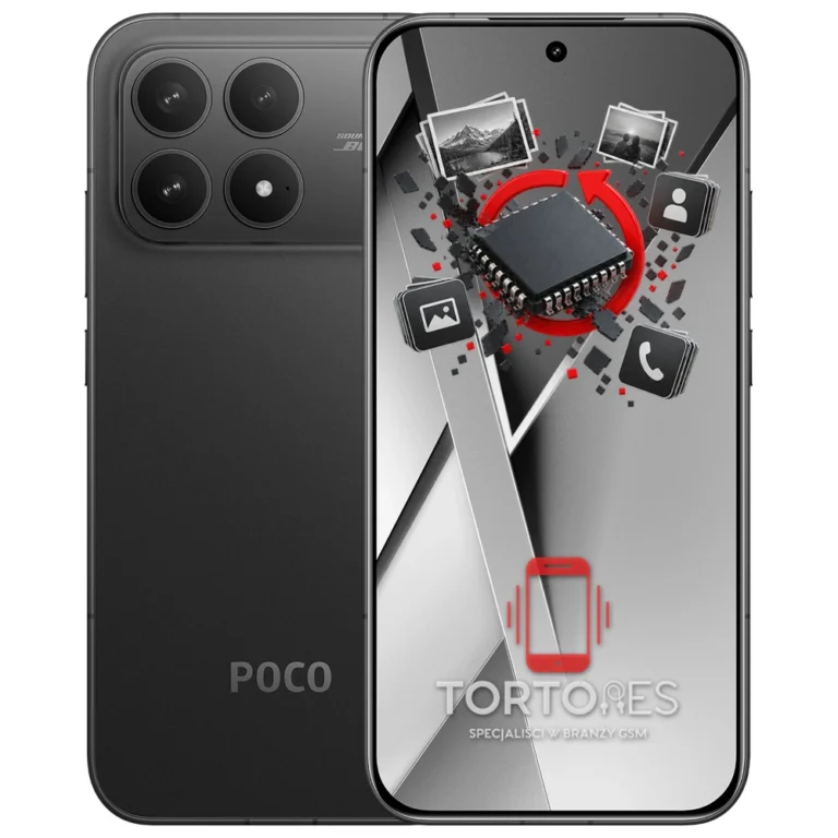 POCO F8 Pro z ilustracją odzyskiwania danych - odzyskiwanie danych