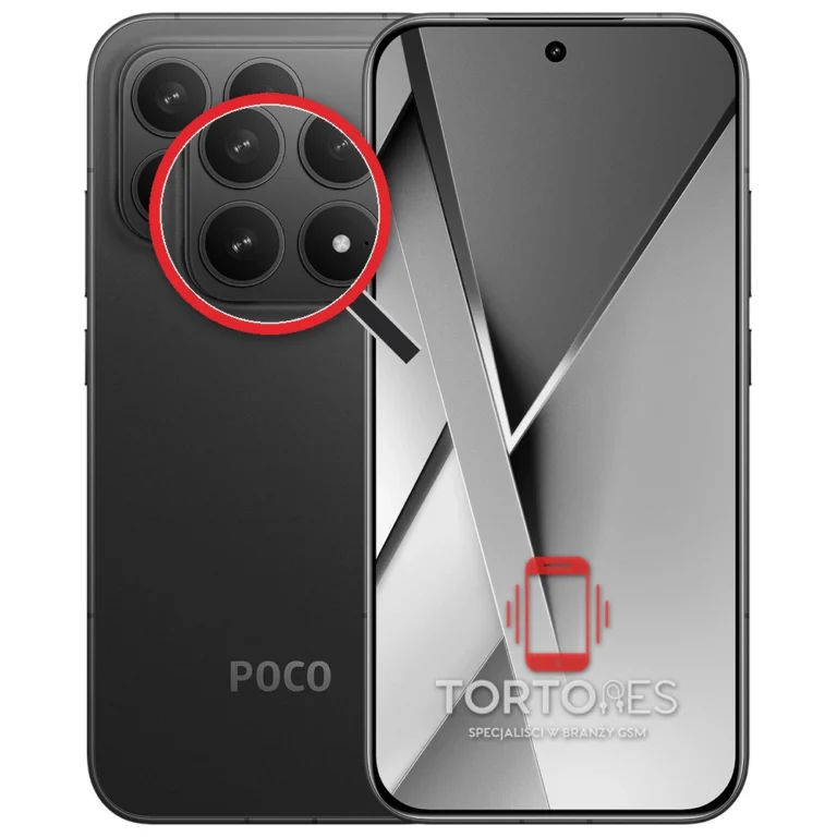 POCO F8 Pro z lupą na tylnych aparatach - wymiana tylnej kamery
