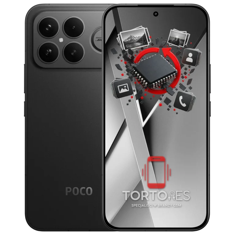 POCO F8 Ultra z ilustracją odzyskiwania danych - odzyskiwanie danych