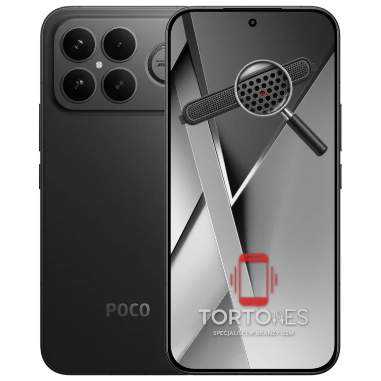 POCO F8 Ultra z symbolem głośnika rozmów - wymiana głośnika rozmów