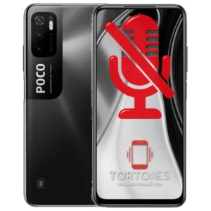 POCO M3 Pro 5G z symbolem mikrofonu - naprawa mikrofonu
