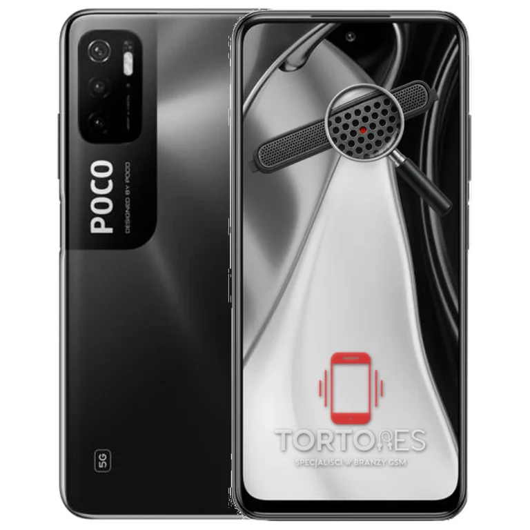 POCO M3 Pro 5G z symbolem głośnika rozmów - wymiana głośnika rozmów