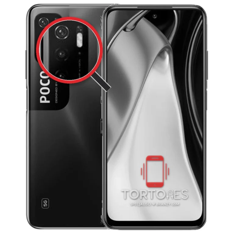 POCO M3 Pro 5G z lupą na tylnych aparatach - wymiana tylnej kamery