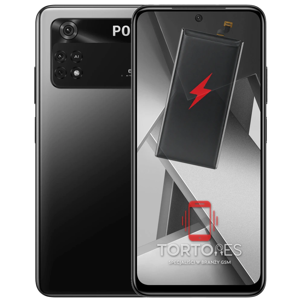POCO M4 Pro z ilustracją baterii - wymiana baterii