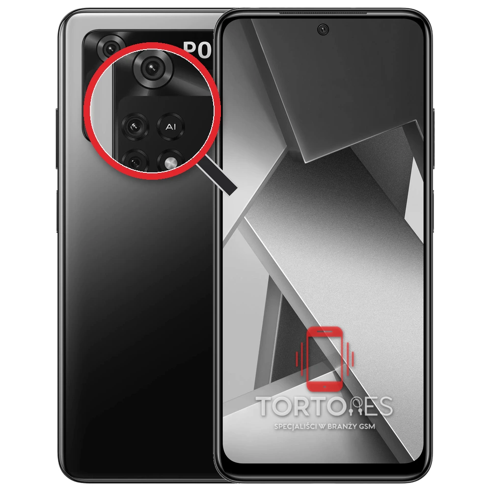 POCO M4 Pro z lupą na tylnych aparatach - wymiana tylnej kamery