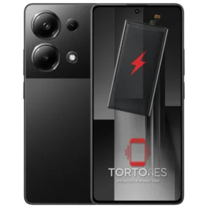 POCO M6 Pro z ilustracją baterii - wymiana baterii