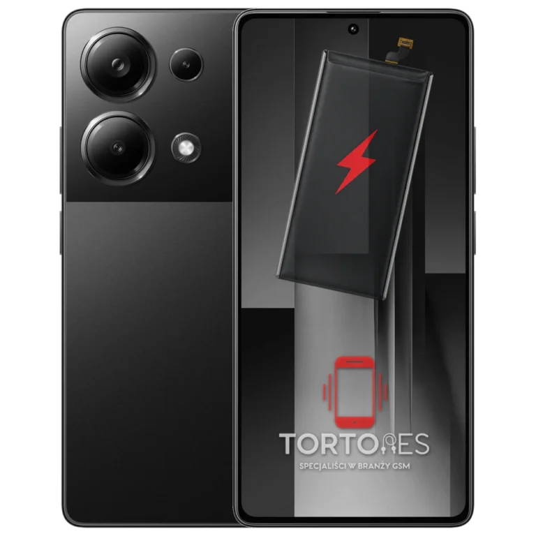 POCO M6 Pro z ilustracją baterii - wymiana baterii