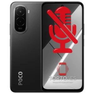 POCO M7 z symbolem mikrofonu - naprawa mikrofonu