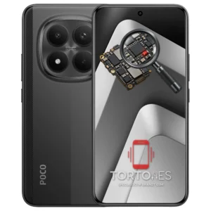 POCO M8 Pro 5G z symbolem diagnostyki - diagnoza telefonu