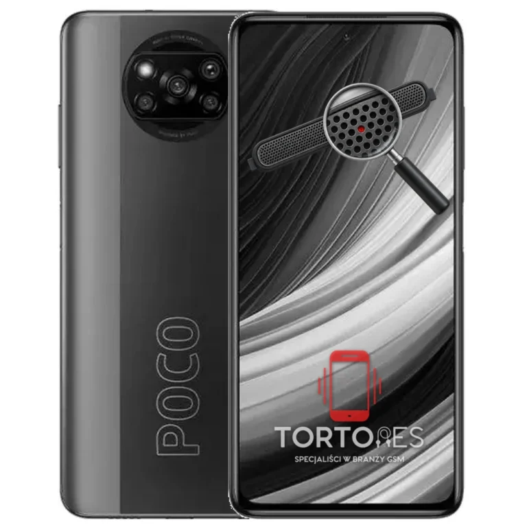 POCO X3 Pro z symbolem głośnika rozmów - wymiana głośnika rozmów
