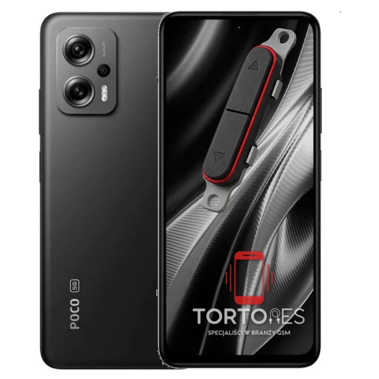 POCO X4 GT z symbolem przycisków - naprawa przycisków włączania i głośności