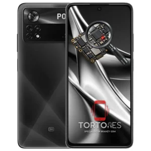 POCO X4 Pro 5G z symbolem diagnostyki - diagnoza telefonu