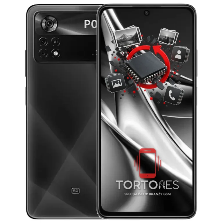 POCO X4 Pro 5G z ilustracją odzyskiwania danych - odzyskiwanie danych