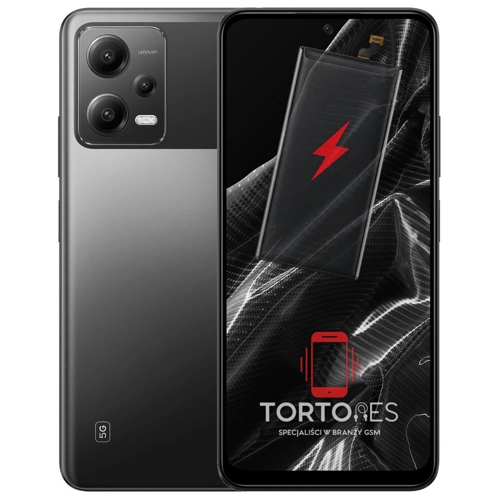 POCO X5 5G z ilustracją baterii - wymiana baterii
