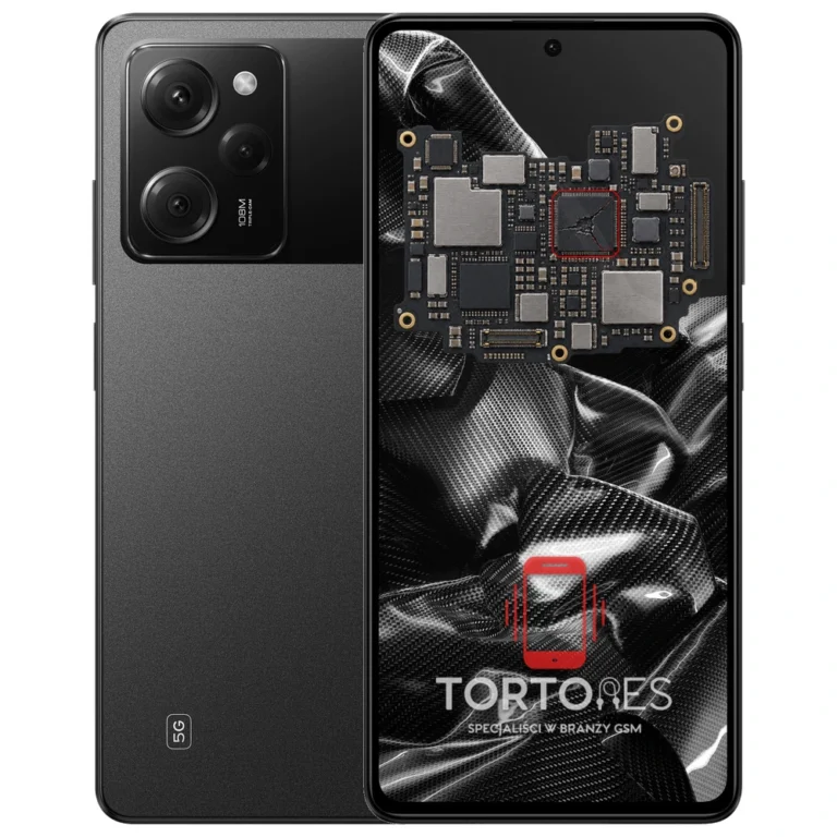POCO X5 Pro 5G z ilustracją płyty głównej - naprawa płyty głównej