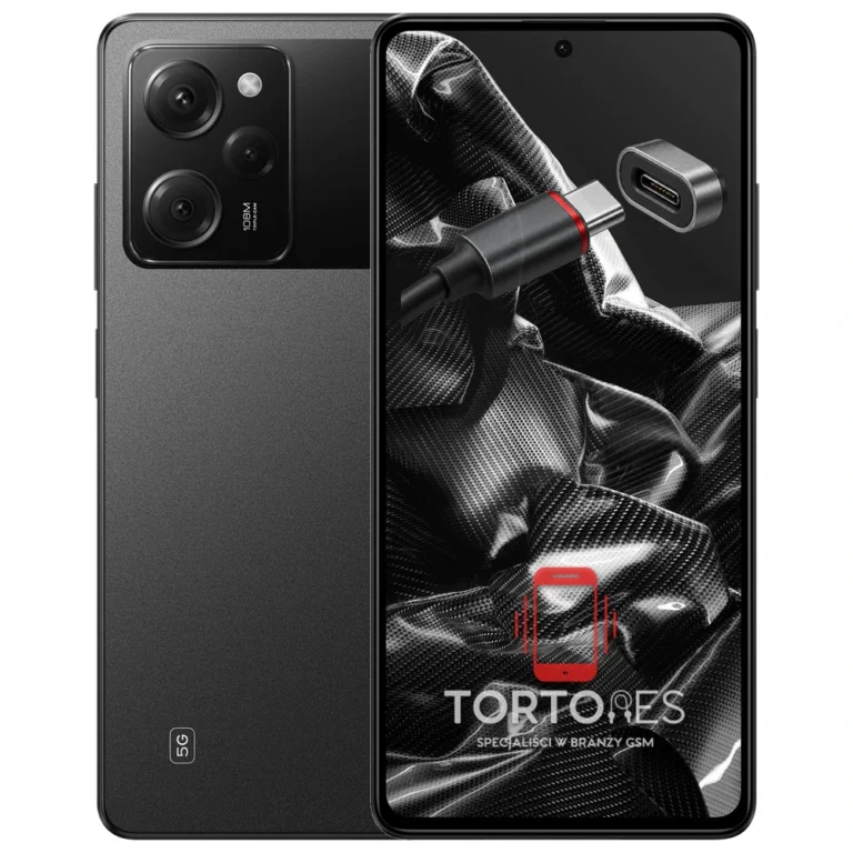 POCO X5 Pro 5G z ilustracją złącza ładowania - naprawa złącza ładowania