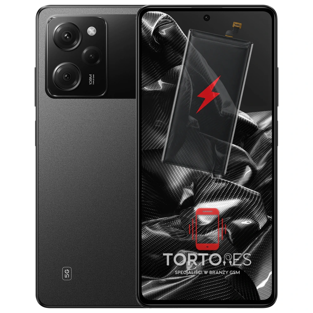 POCO X5 Pro 5G z ilustracją baterii - wymiana baterii