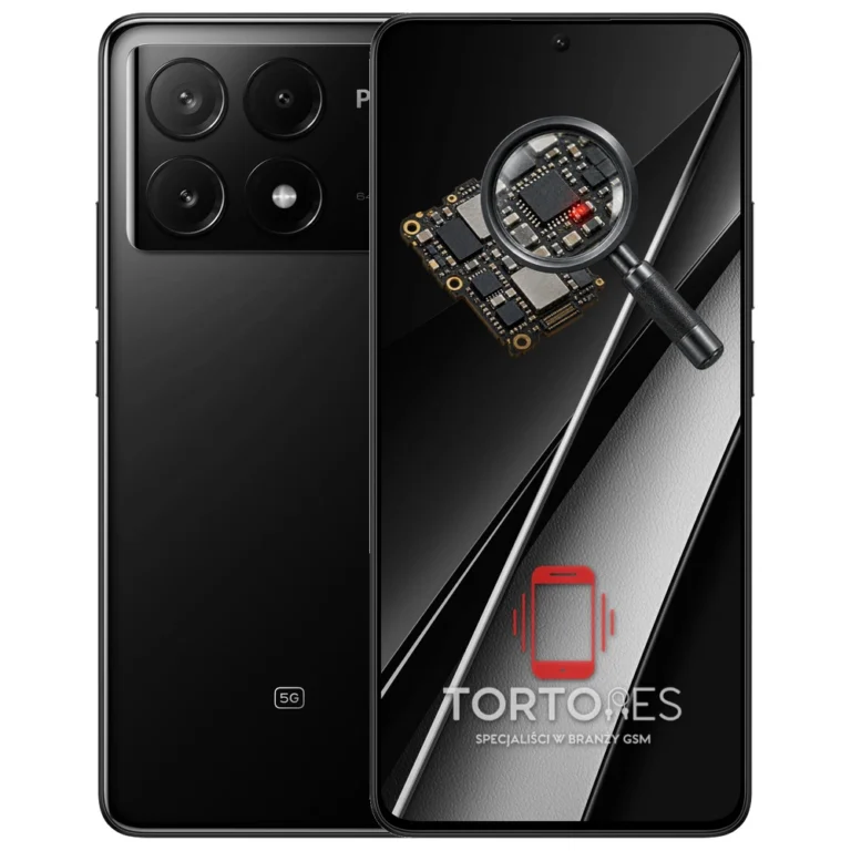 POCO X6 Pro z symbolem diagnostyki - diagnoza telefonu