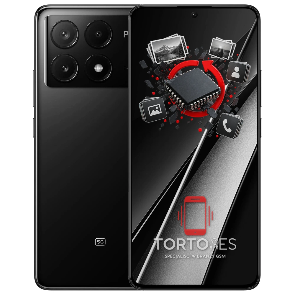POCO X6 Pro z ilustracją odzyskiwania danych - odzyskiwanie danych