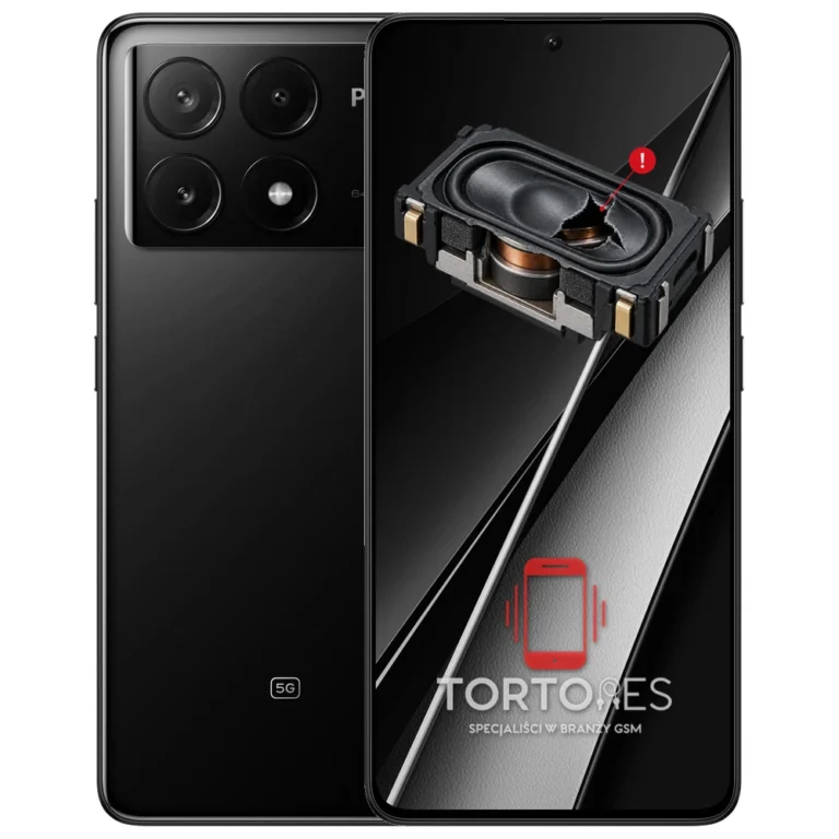 POCO X6 Pro z symbolem głośnika multimedialnego - wymiana głośnika multimedialnego