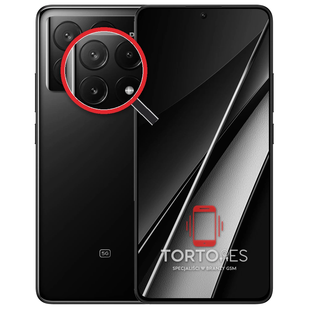 POCO X6 Pro z lupą na tylnych aparatach - wymiana tylnej kamery