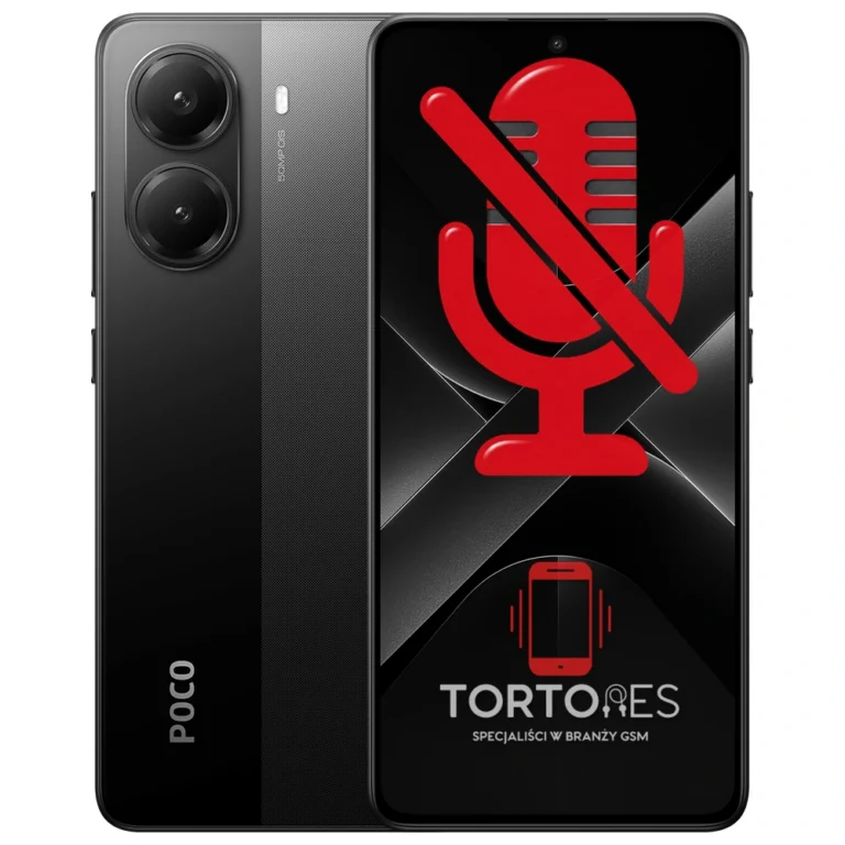 POCO X7 Pro z symbolem mikrofonu - naprawa mikrofonu