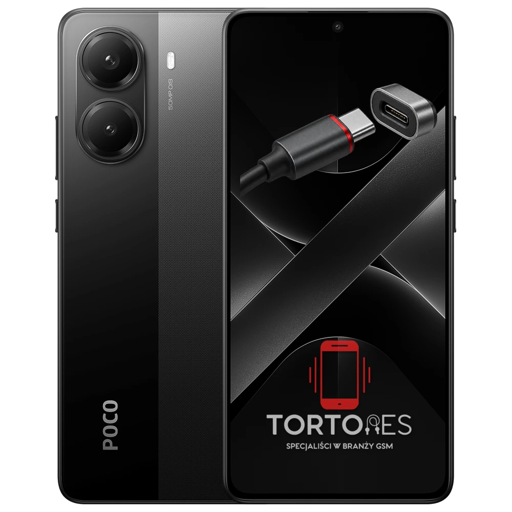 POCO X7 Pro z ilustracją złącza ładowania - naprawa złącza ładowania