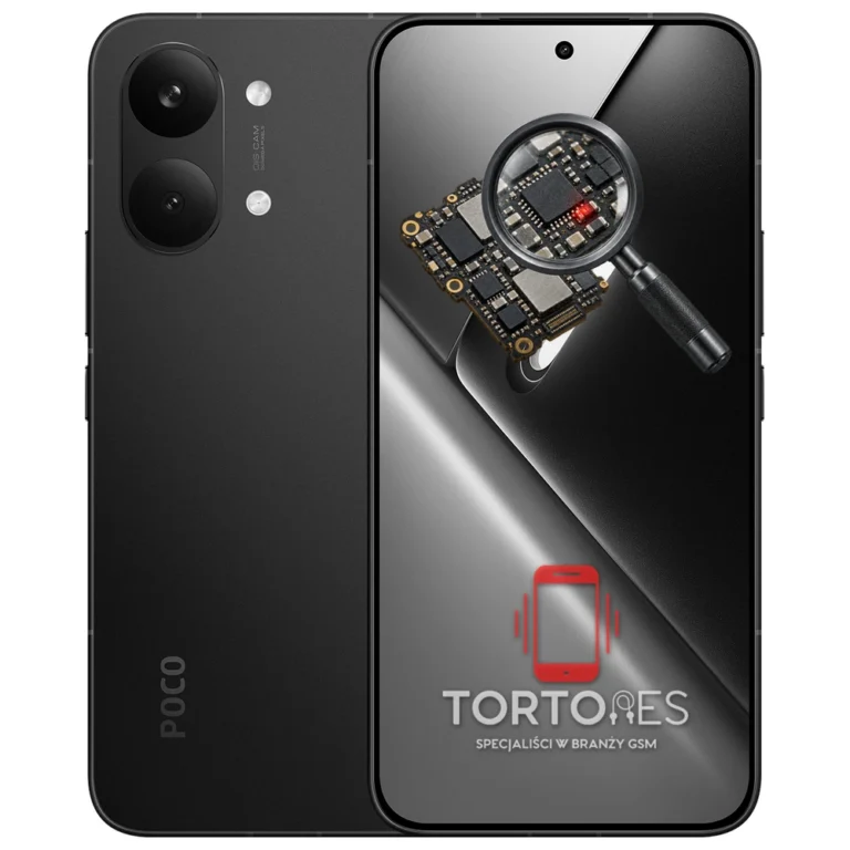 POCO X8 Pro Max z symbolem diagnostyki - diagnoza telefonu