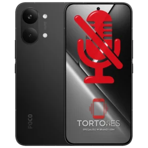 POCO X8 Pro Max z symbolem mikrofonu - naprawa mikrofonu