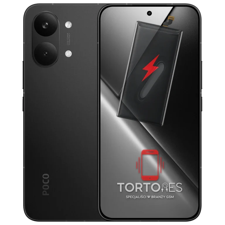 POCO X8 Pro Max z ilustracją baterii - wymiana baterii