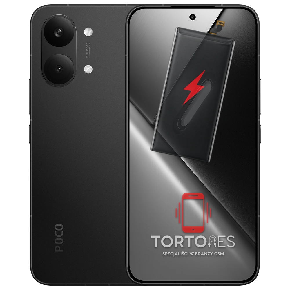 POCO X8 Pro Max z ilustracją baterii - wymiana baterii
