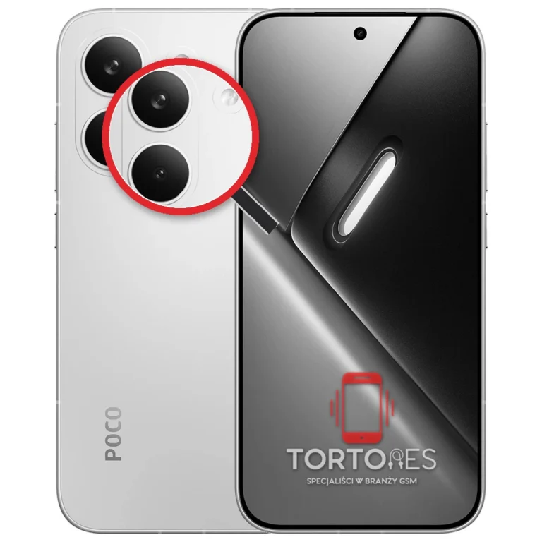 POCO X8 Pro z lupą na tylnych aparatach - wymiana tylnej kamery