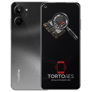 Realme 10 4G z symbolem diagnostyki - diagnoza telefonu