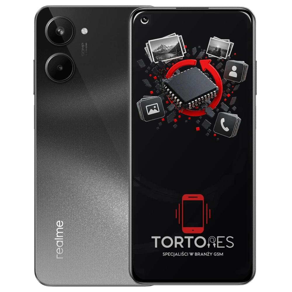 Realme 10 4G z ilustracją odzyskiwania danych - odzyskiwanie danych