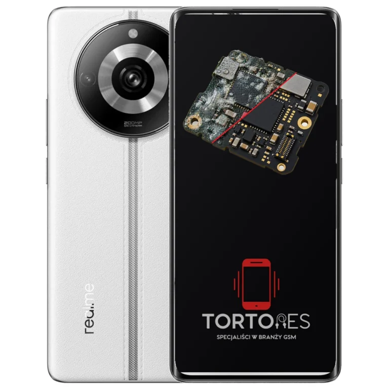 Realme 11 Pro 5G z ilustracją zalania - czyszczenie po zalaniu