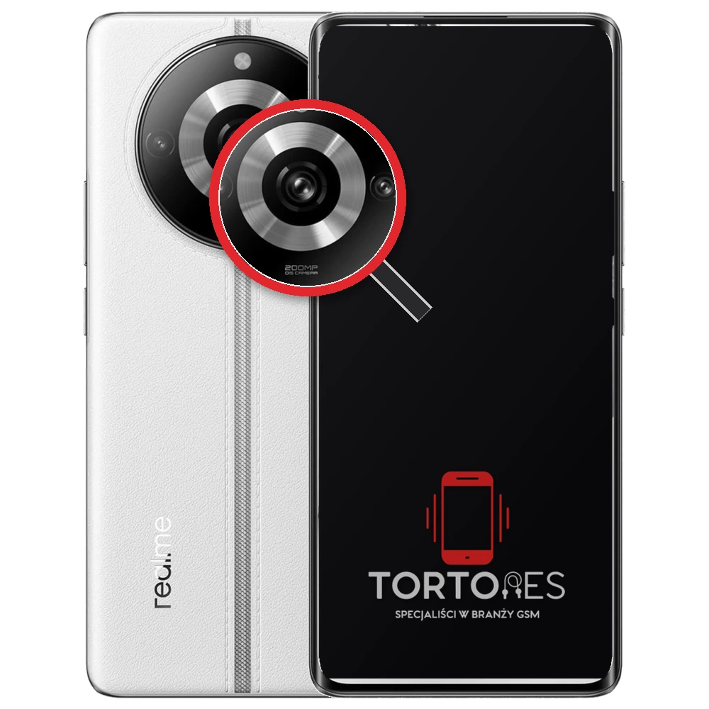 Realme 11 Pro 5G z lupą na tylnych aparatach - wymiana tylnej kamery