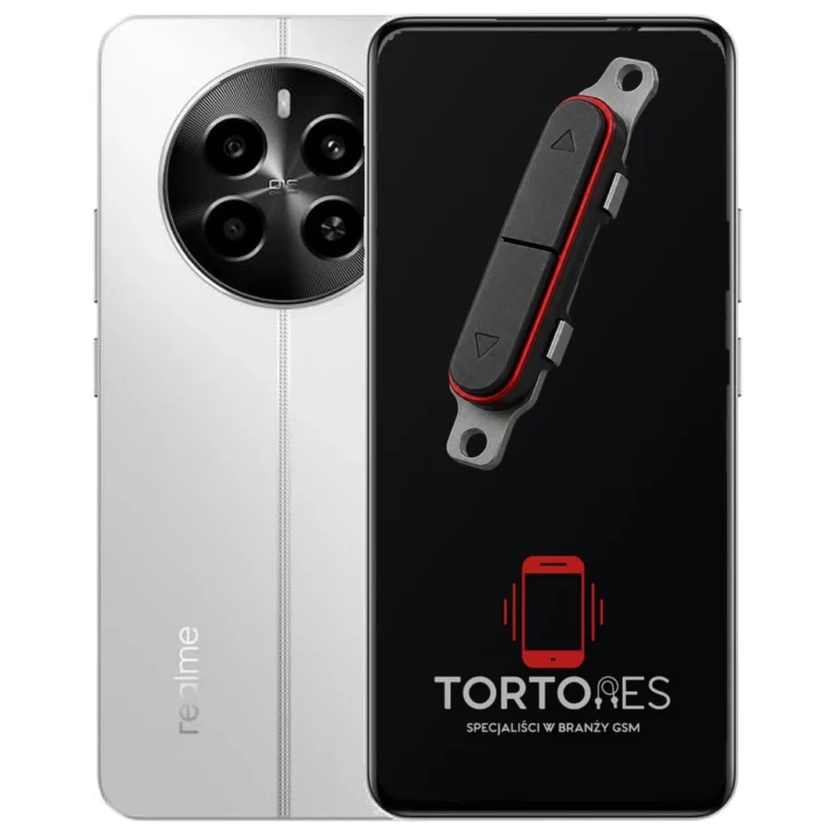 Realme 12 4G z symbolem przycisków - naprawa przycisków włączania i głośności