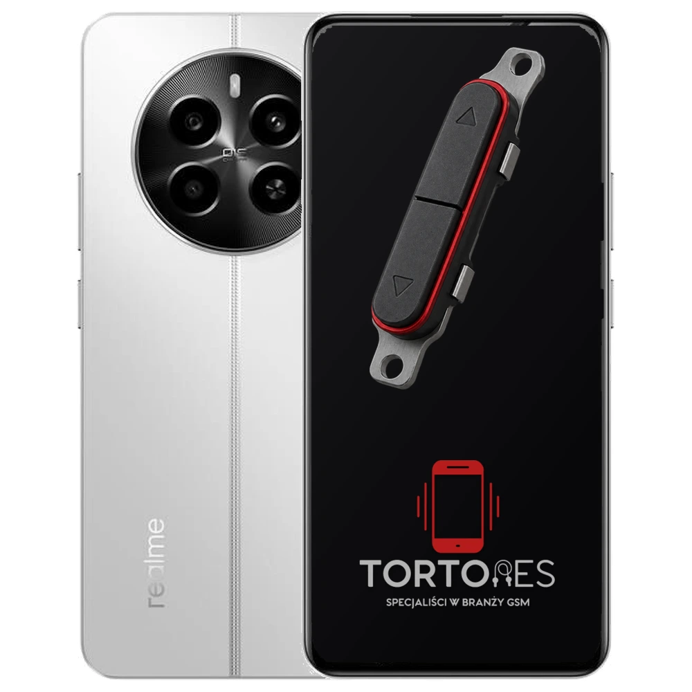 Realme 12 4G z symbolem przycisków - naprawa przycisków włączania i głośności