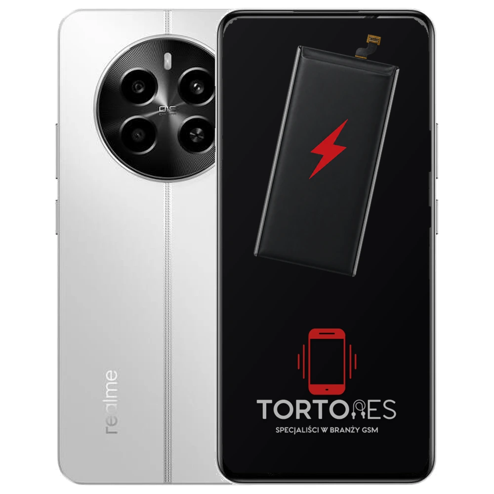 Realme 12 4G z ilustracją baterii - wymiana baterii
