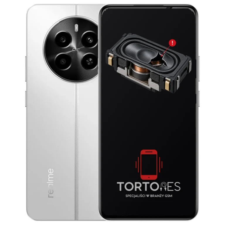 Realme 12 4G z symbolem głośnika multimedialnego - wymiana głośnika multimedialnego