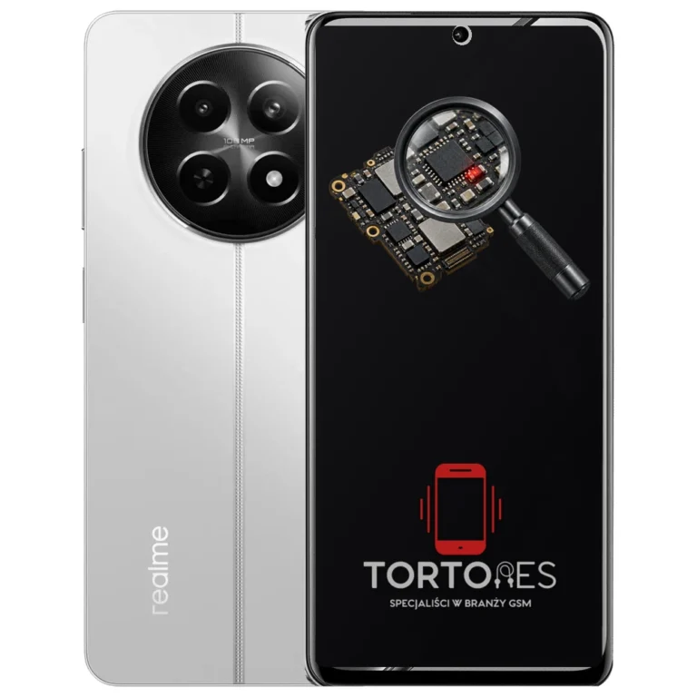 Realme 12 5G z symbolem diagnostyki - diagnoza telefonu